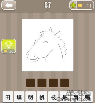 看图猜成语一个马头的答案是什么？